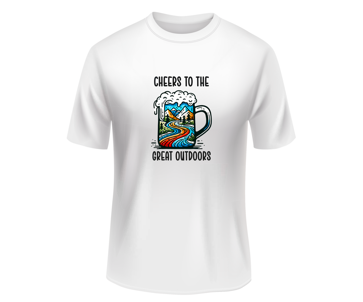 Cheers To Outdoors T-Shirt